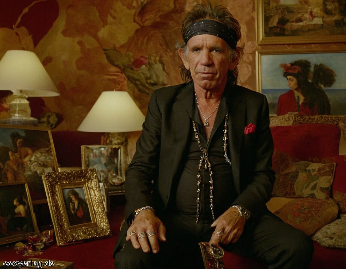 Investitionen in Kunst und Reisen   - Keith Richards Vermögen » Ein Blick auf den Rockikonen Reichtum  